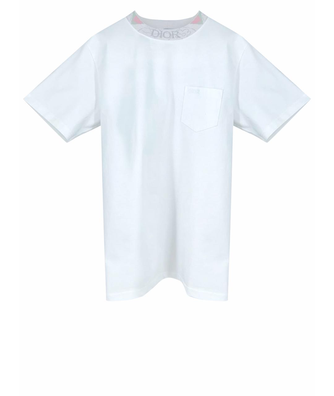CHRISTIAN DIOR PRE-OWNED Белая хлопковая футболка, фото 1