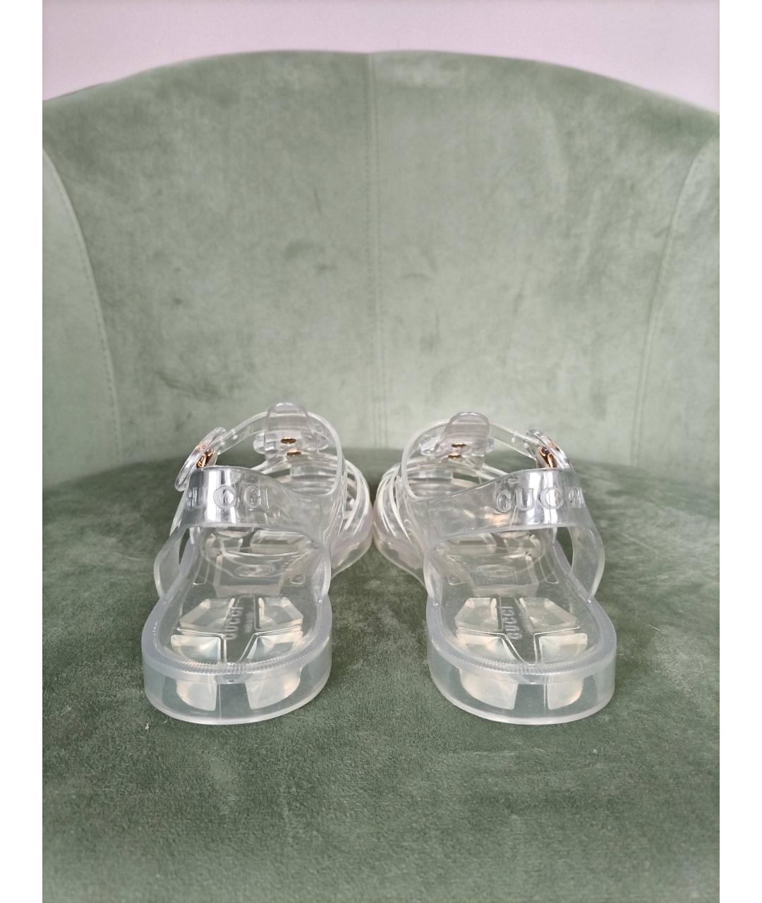 GUCCI Резиновые сандалии, фото 5