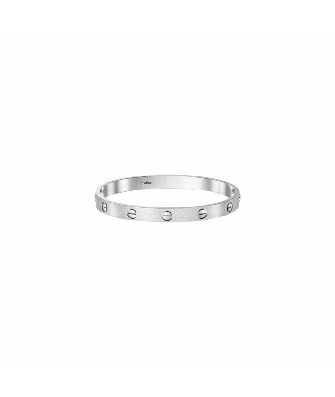 CARTIER Серебрянный браслет из белого золота, фото 1