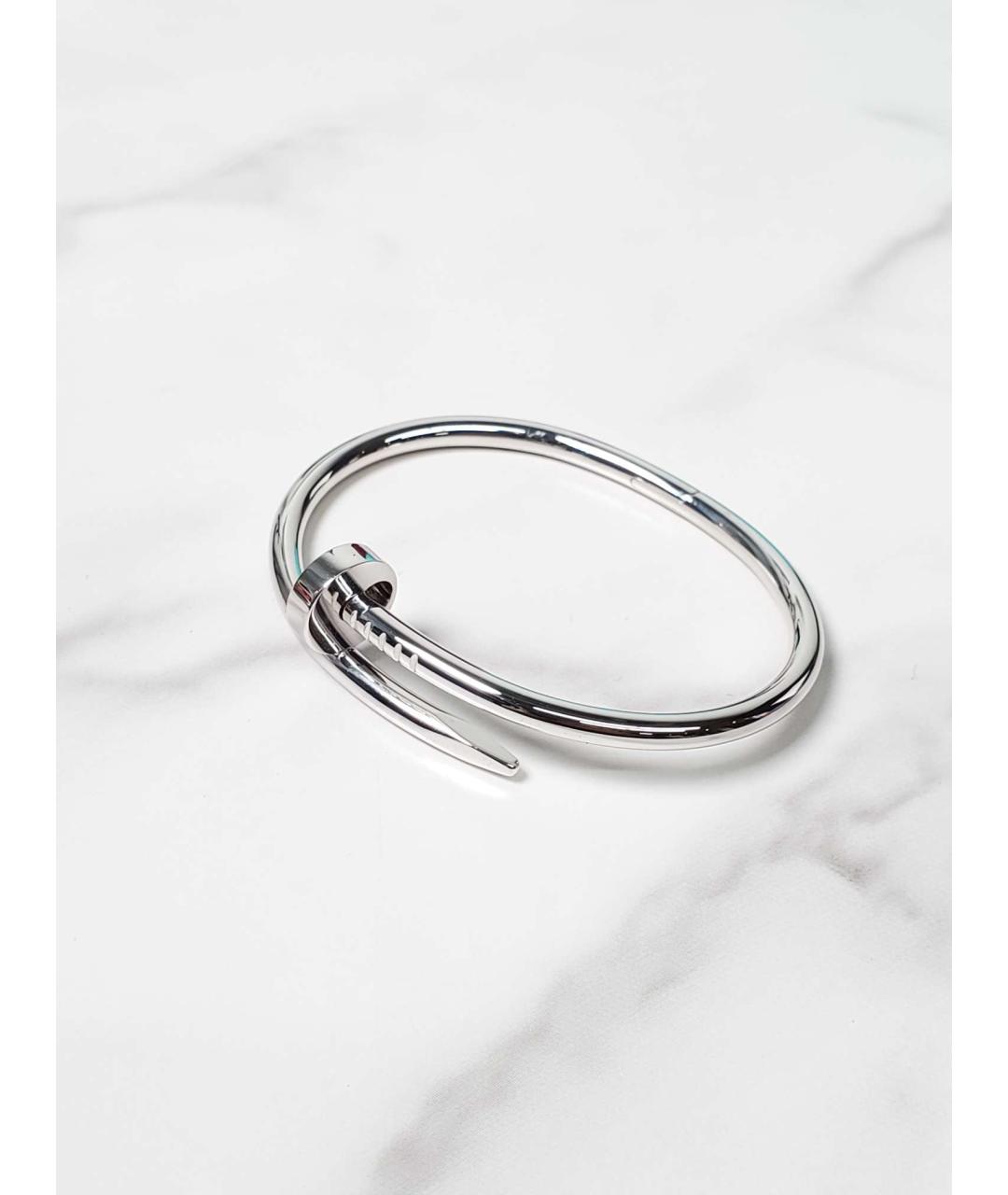 CARTIER Серебрянный браслет из белого золота, фото 3