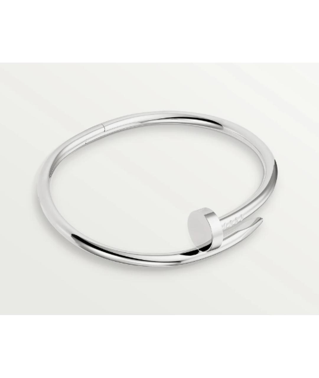 CARTIER Серебрянный браслет из белого золота, фото 4