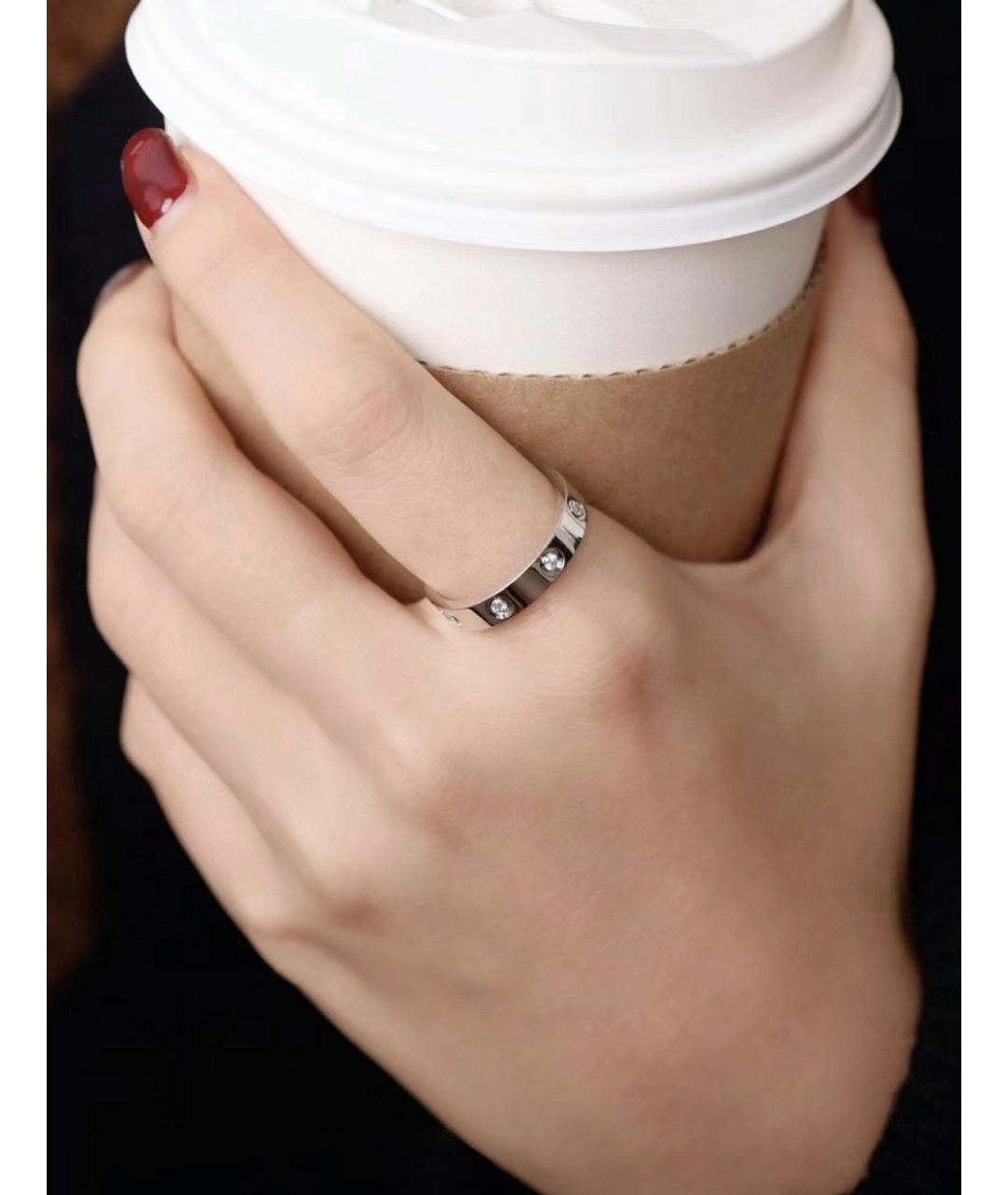 CARTIER Серебряное кольцо из белого золота, фото 6