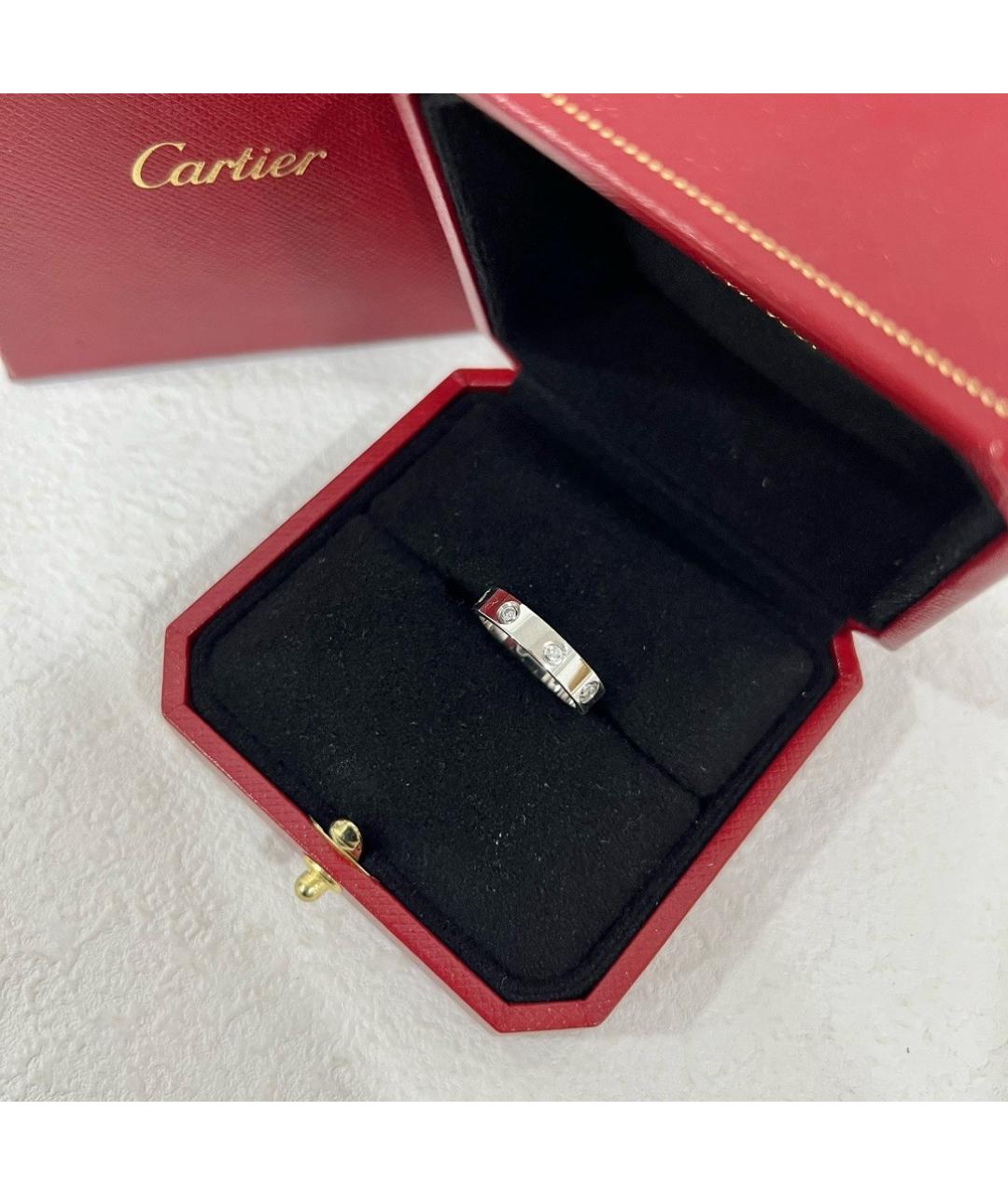 CARTIER Серебряное кольцо из белого золота, фото 3