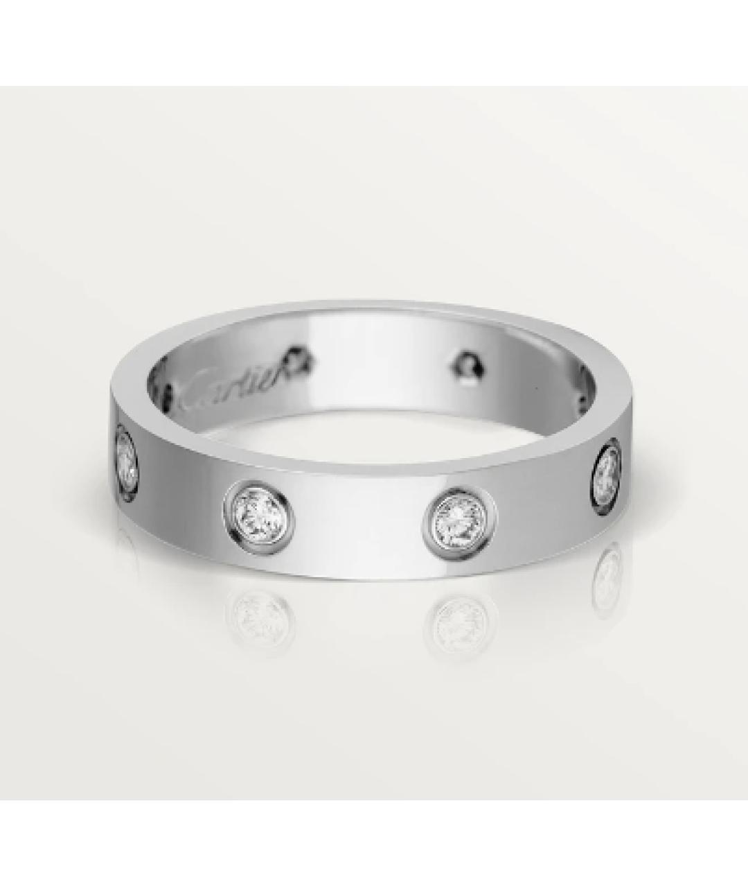 CARTIER Серебряное кольцо из белого золота, фото 8