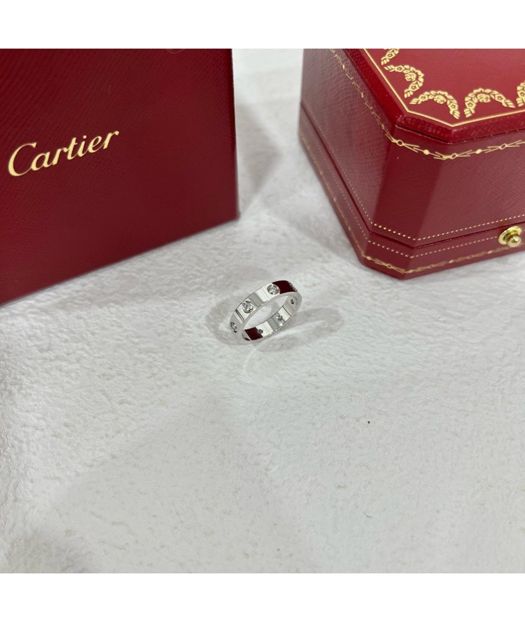 CARTIER Серебряное кольцо из белого золота, фото 5
