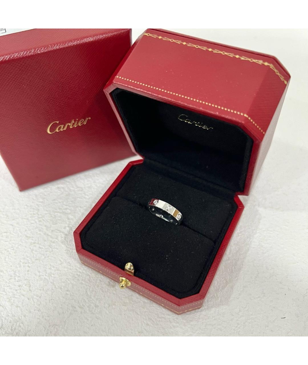 CARTIER Серебряное кольцо из белого золота, фото 2