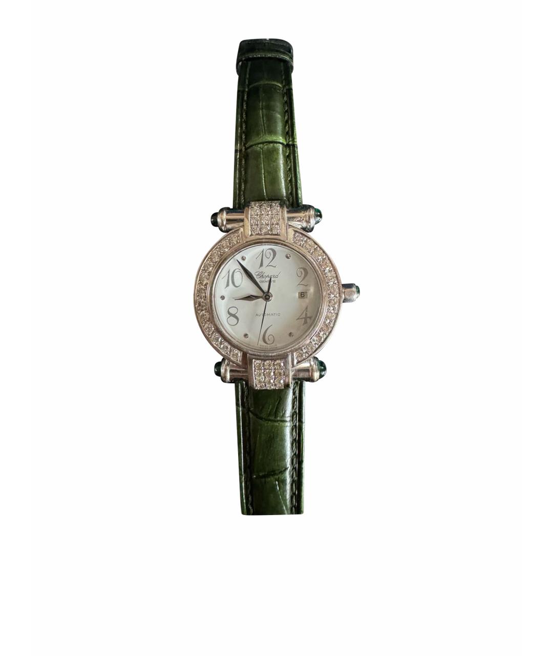 CHOPARD Зеленые часы из белого золота, фото 1