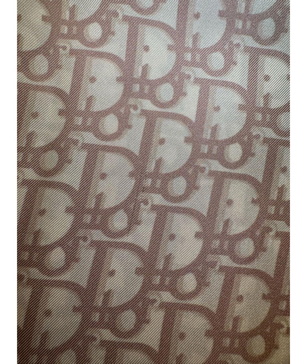 CHRISTIAN DIOR Розовый шелковый платок, фото 7