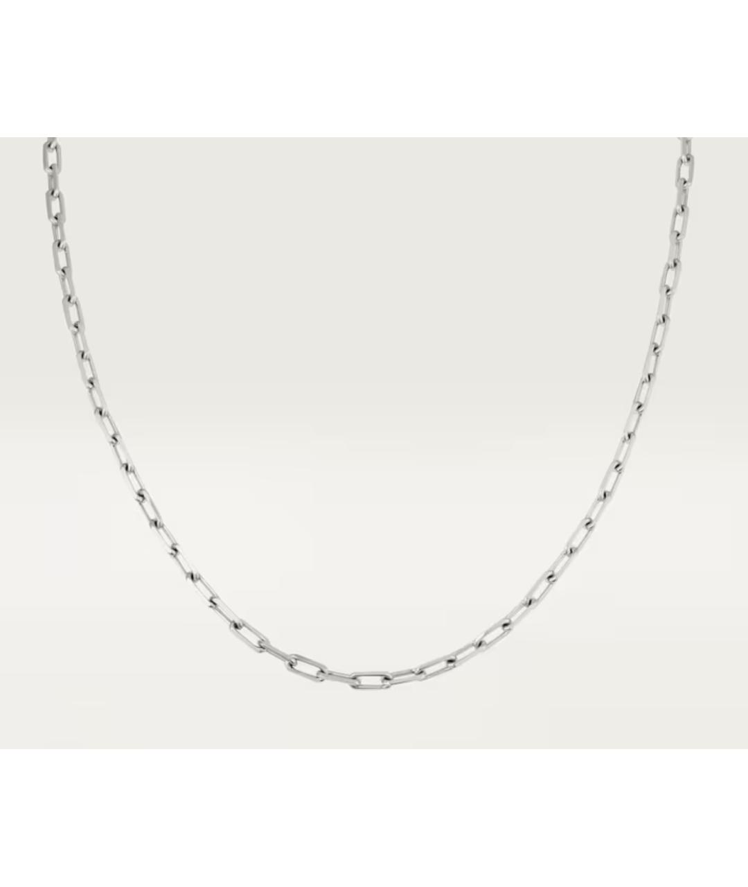 CARTIER Серебряная цепочка из белого золота, фото 5