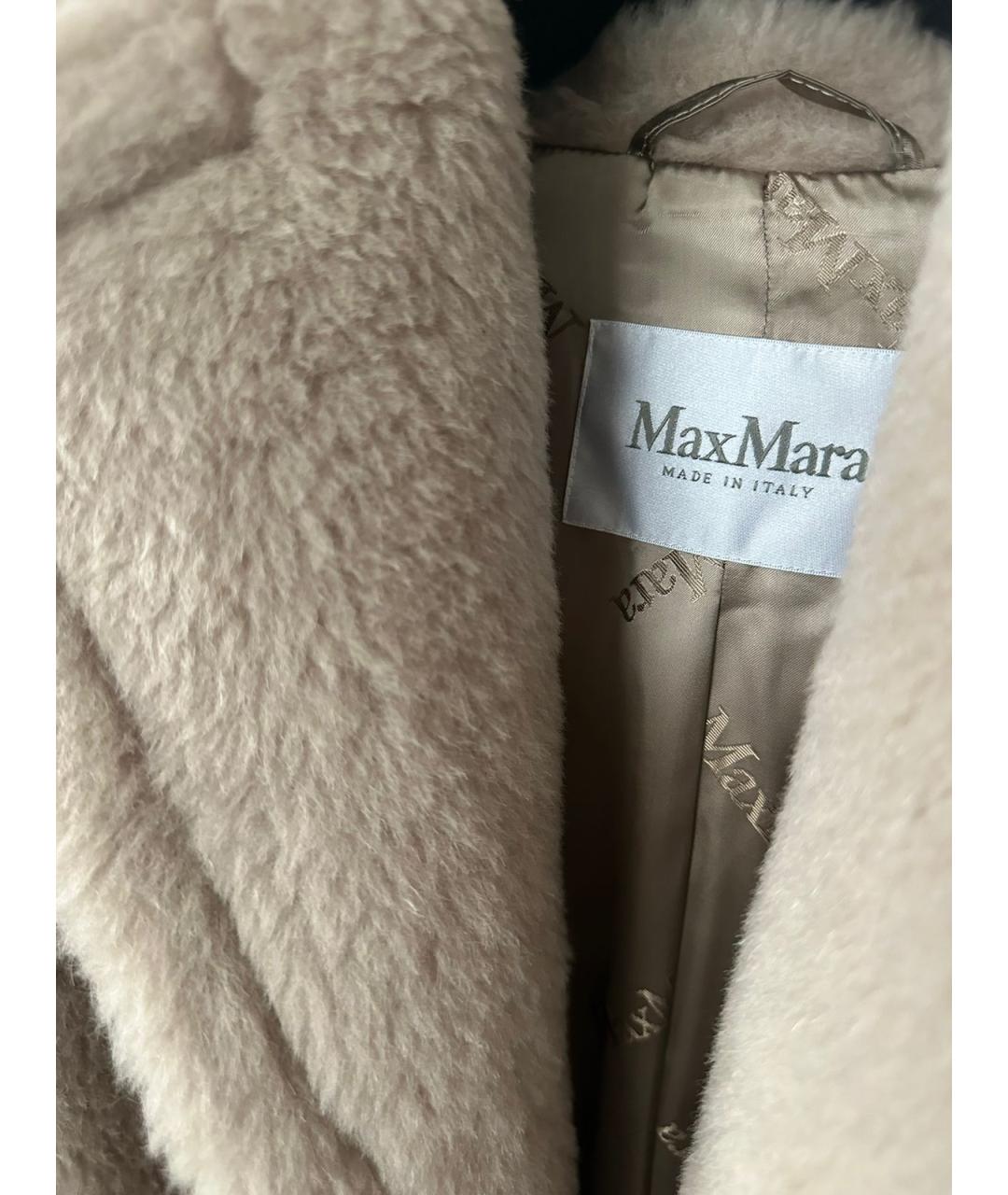 MAX MARA Серая шуба, фото 3