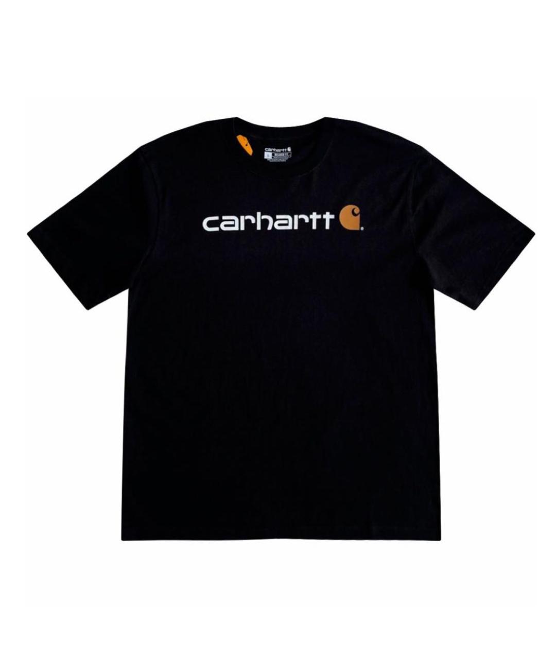 CARHARTT Черная хлопковая футболка, фото 1
