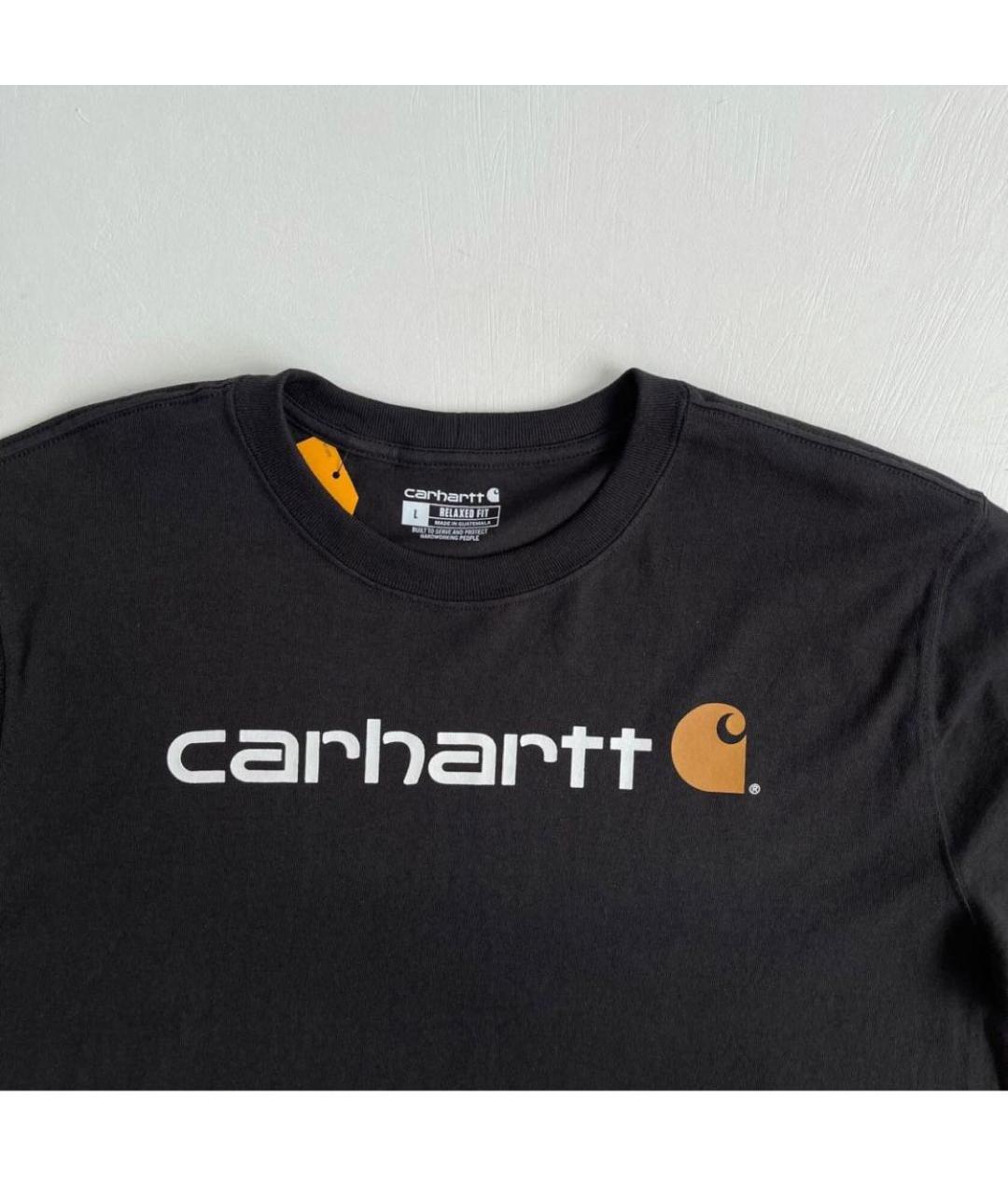 CARHARTT Черная хлопковая футболка, фото 2