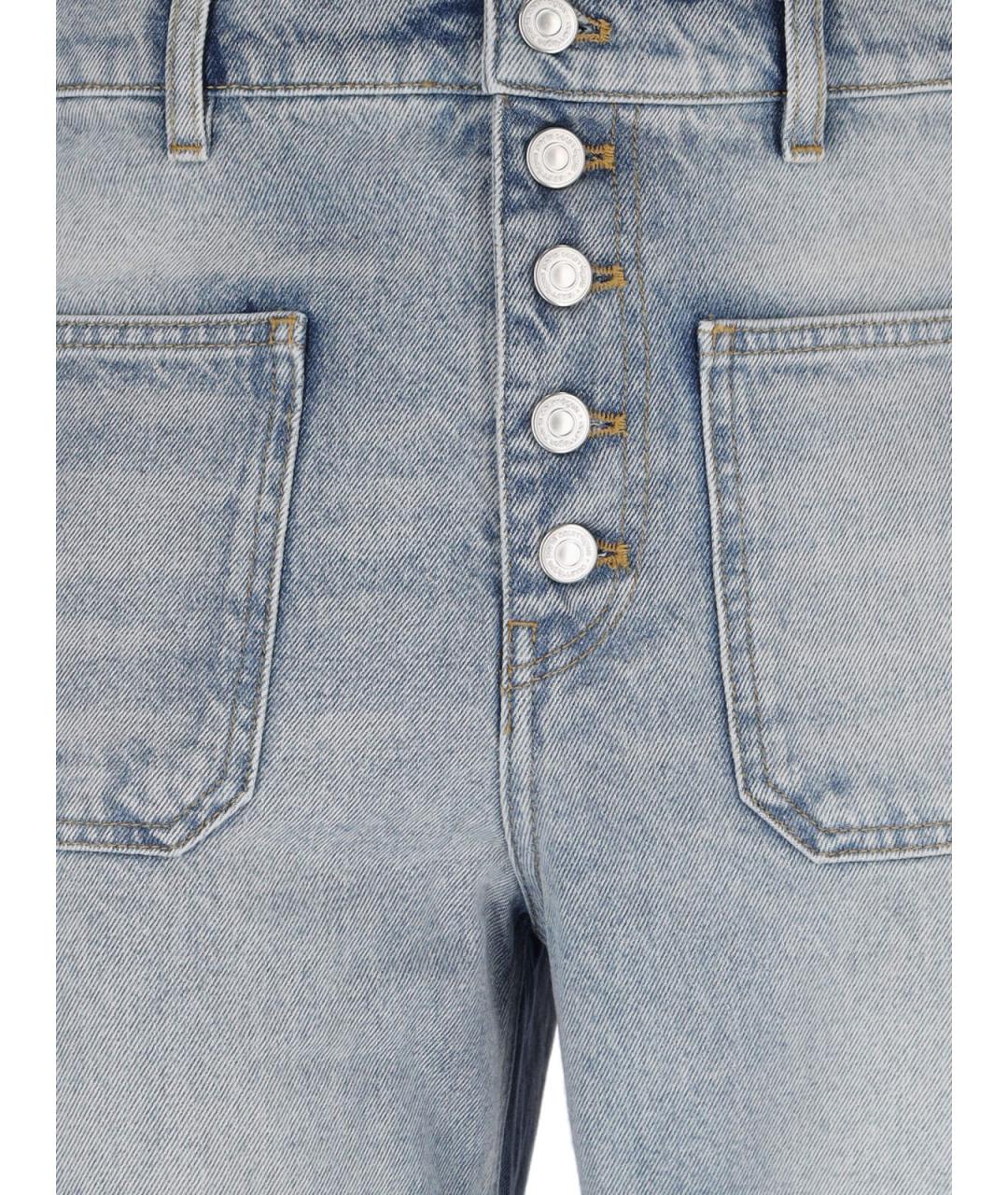 COURREGES Синие прямые джинсы, фото 4