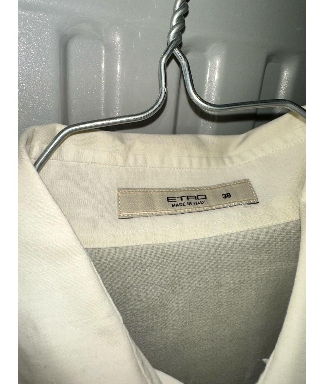 ETRO Белая хлопковая рубашка, фото 3