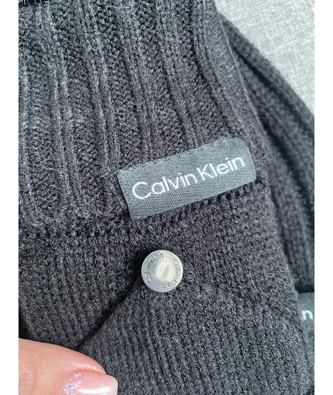 CALVIN KLEIN Черная шапка, фото 2