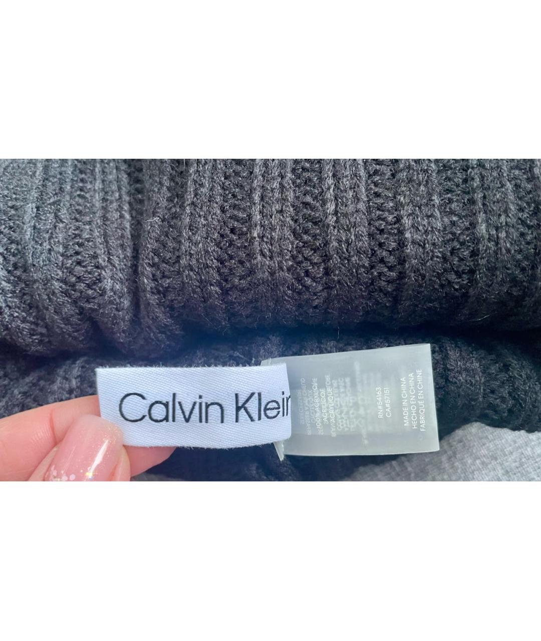 CALVIN KLEIN Черная шапка, фото 4