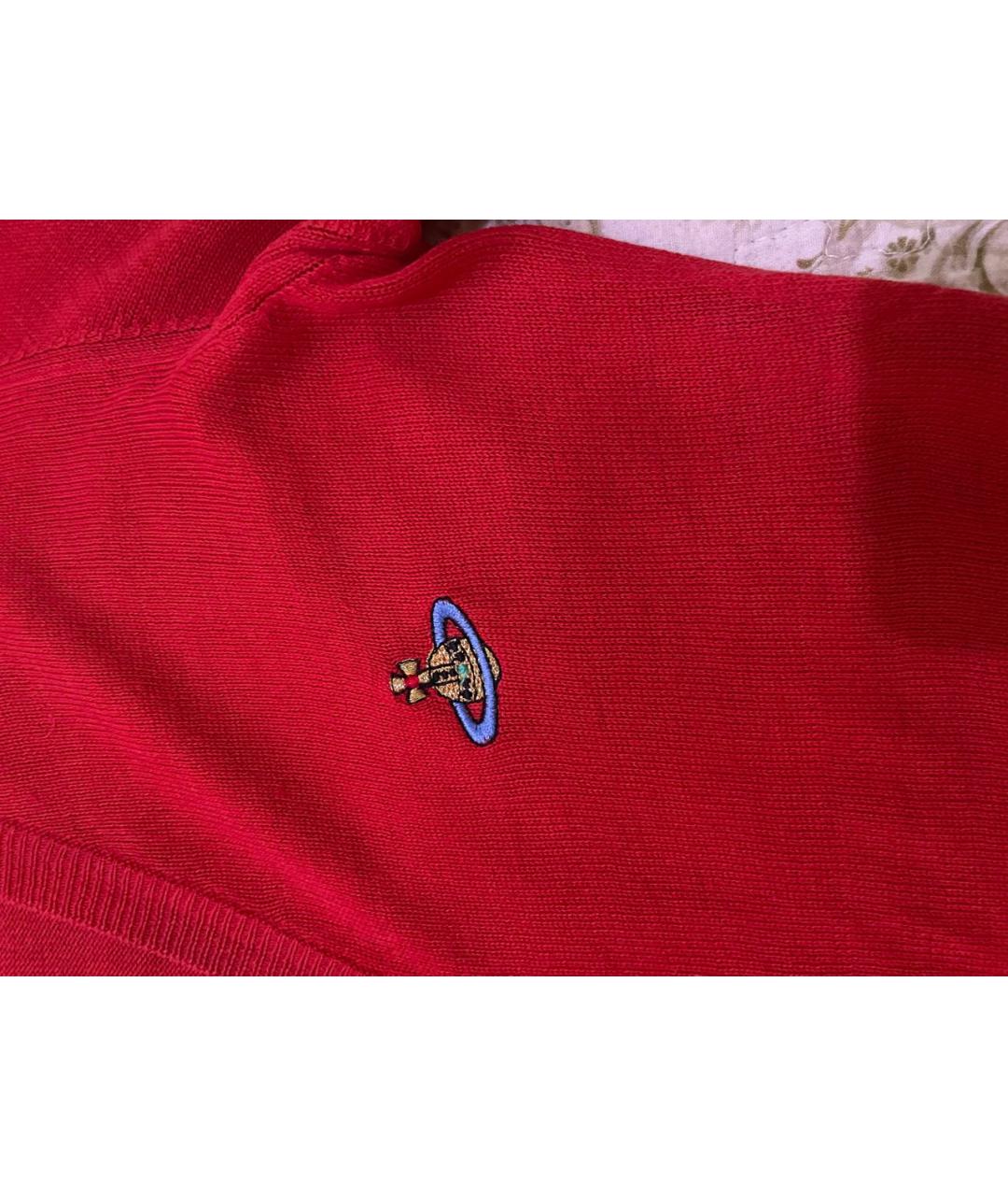 VIVIENNE WESTWOOD Красный кашемировый кардиган, фото 6