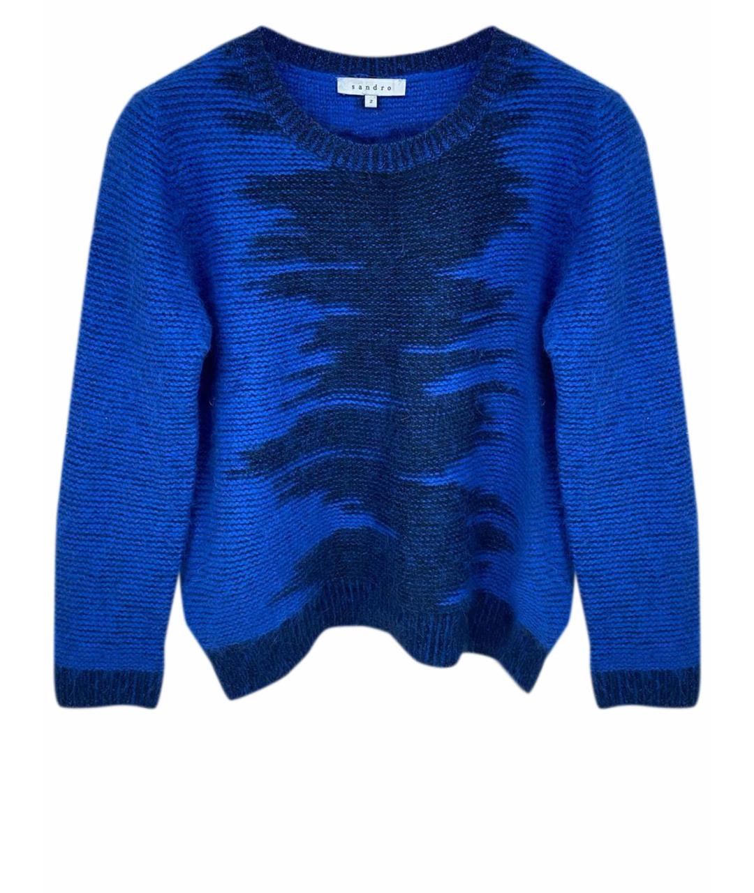 SANDRO Синий джемпер / свитер, фото 1