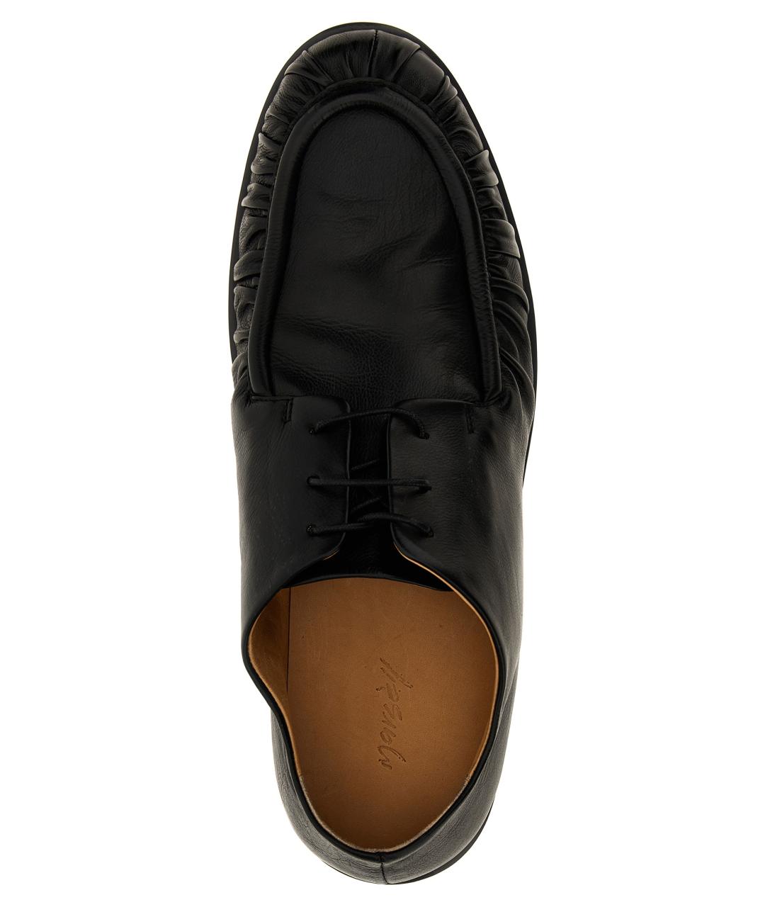 MARSELL Черные кожаные низкие ботинки, фото 4