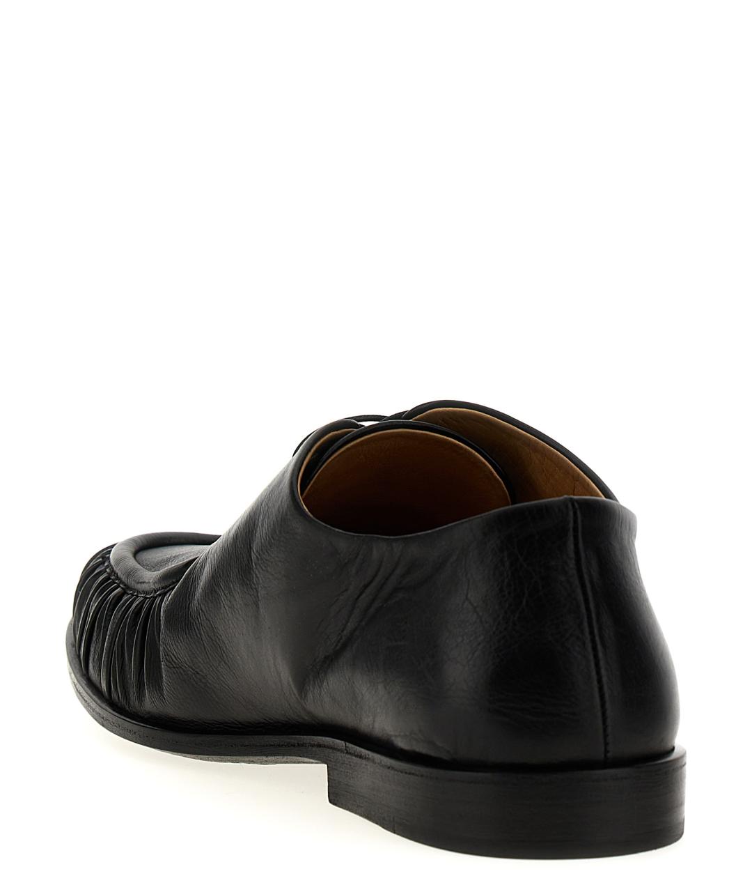 MARSELL Черные кожаные низкие ботинки, фото 3