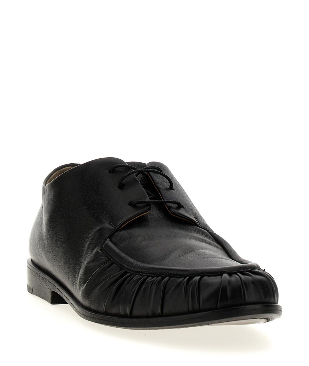 MARSELL Черные кожаные низкие ботинки, фото 2