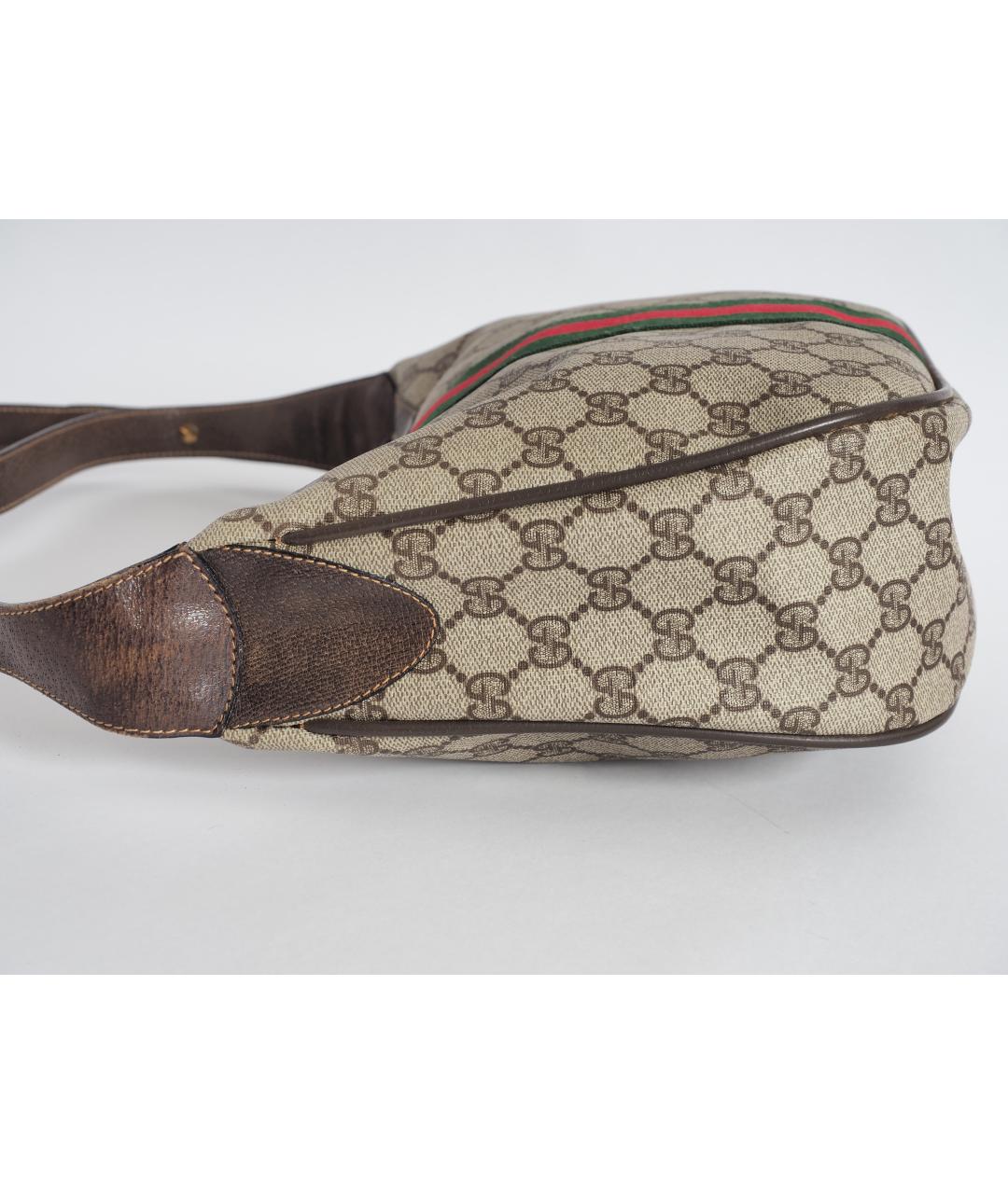 GUCCI Коричневая сумка с короткими ручками, фото 5