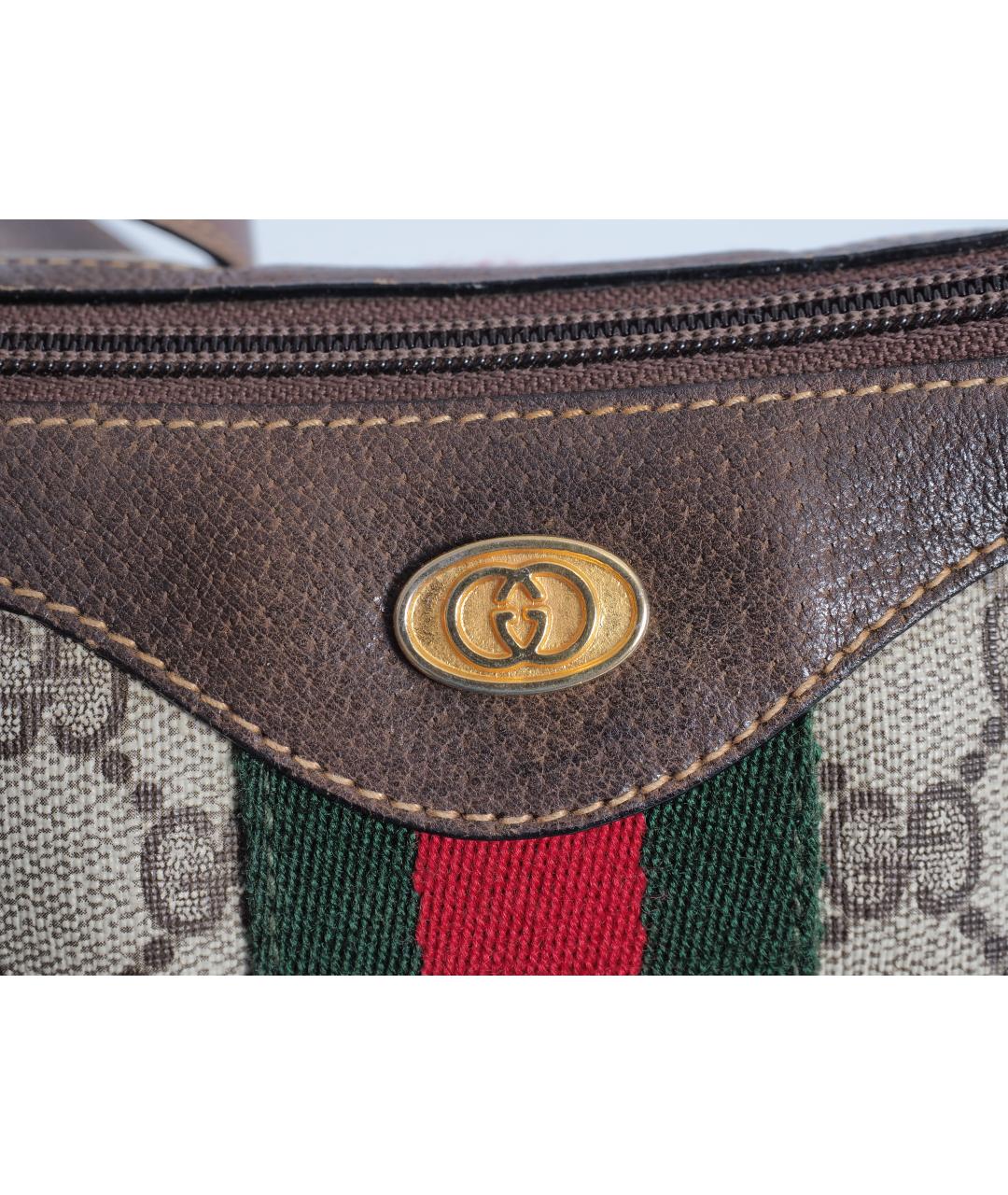 GUCCI Коричневая сумка с короткими ручками, фото 8