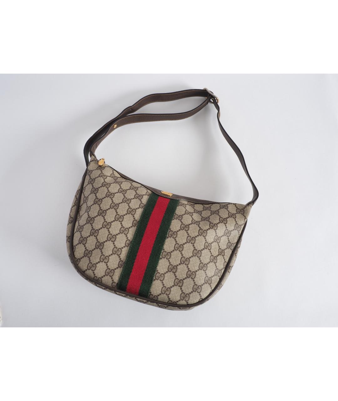 GUCCI Коричневая сумка с короткими ручками, фото 10