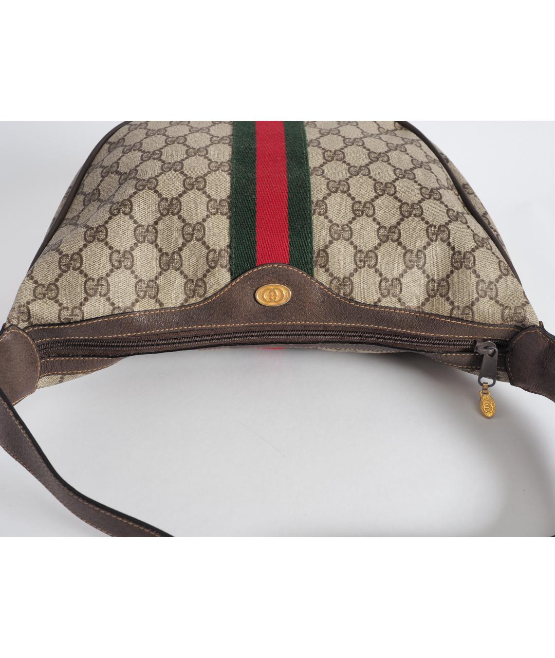 GUCCI Коричневая сумка с короткими ручками, фото 7