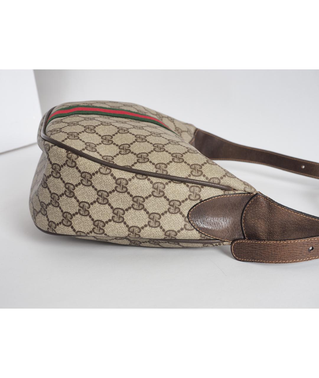 GUCCI Коричневая сумка с короткими ручками, фото 4