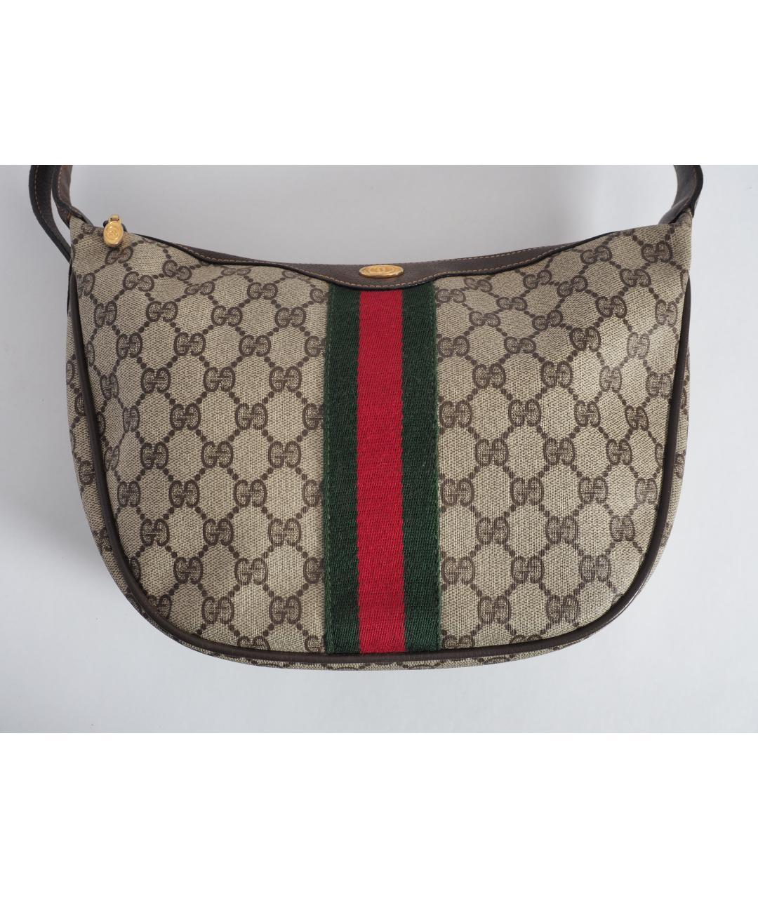 GUCCI Коричневая сумка с короткими ручками, фото 2