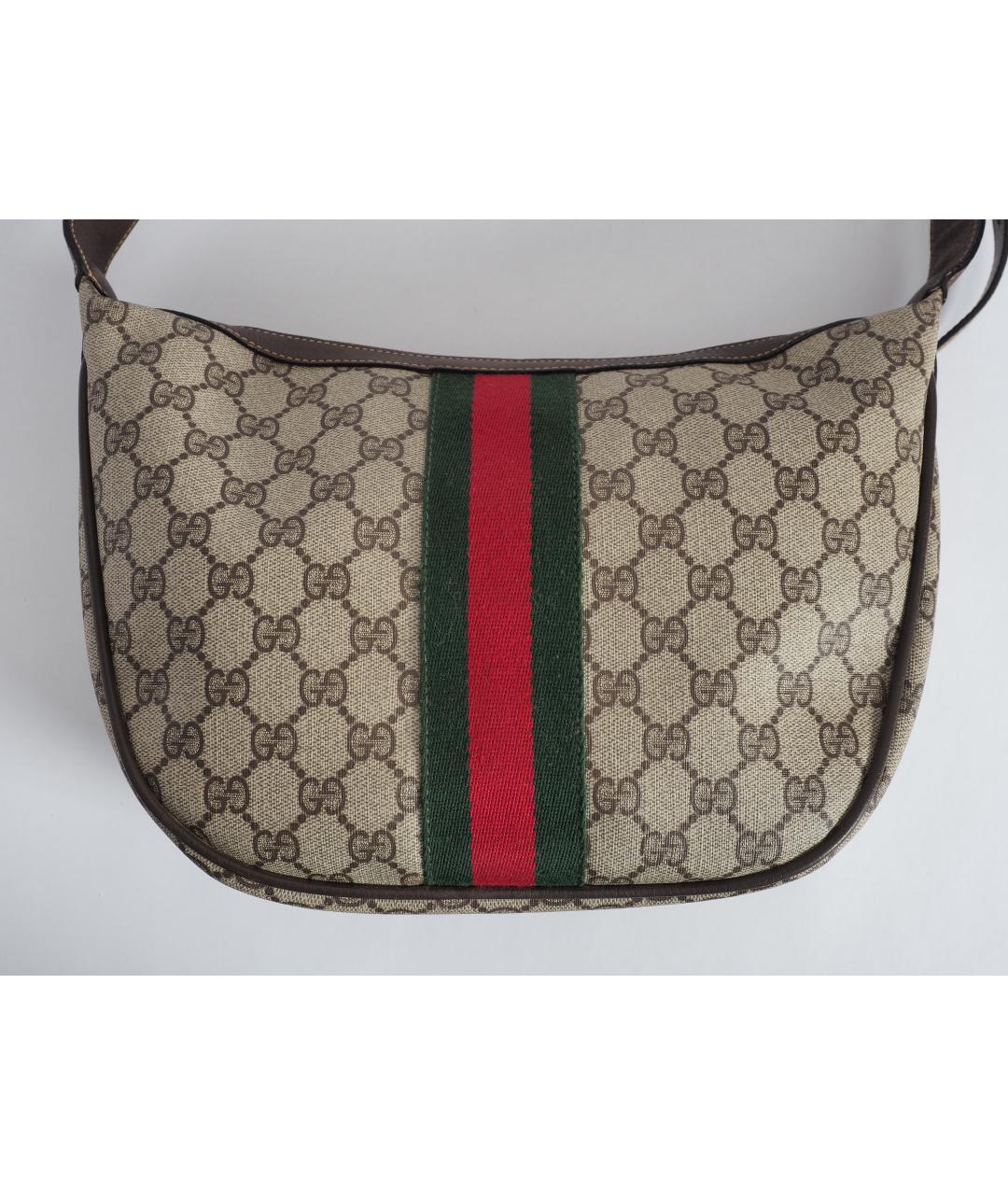 GUCCI Коричневая сумка с короткими ручками, фото 3
