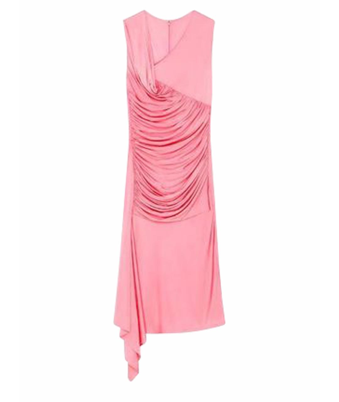 GIVENCHY Розовое вискозное коктейльное платье, фото 1