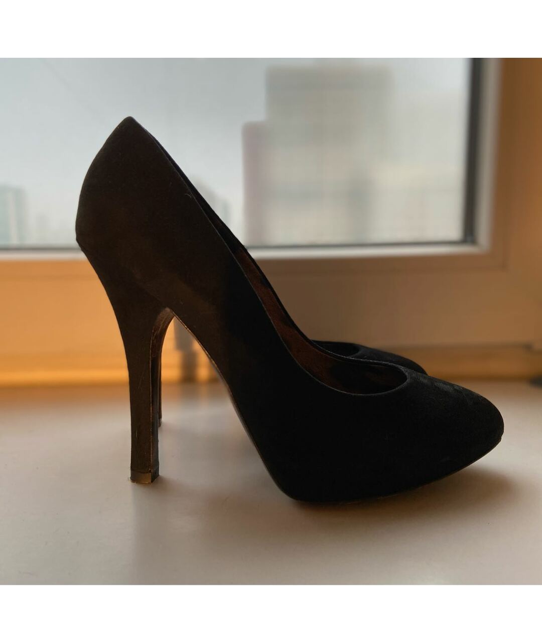 DOLCE&GABBANA Черные замшевые туфли, фото 7