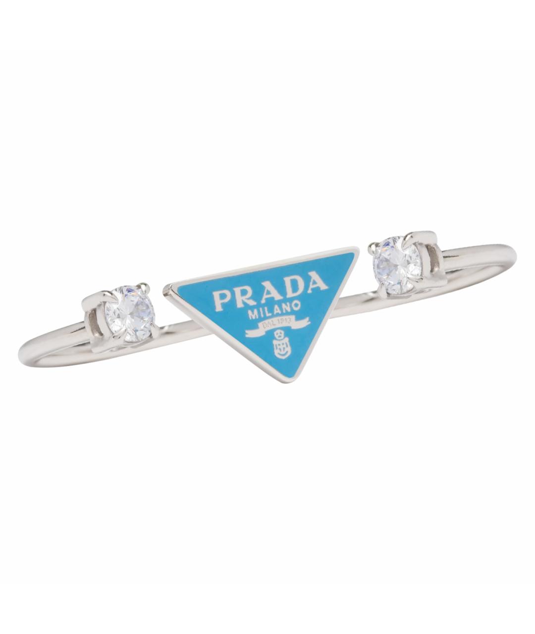 PRADA Серебряное металлическое кольцо, фото 1