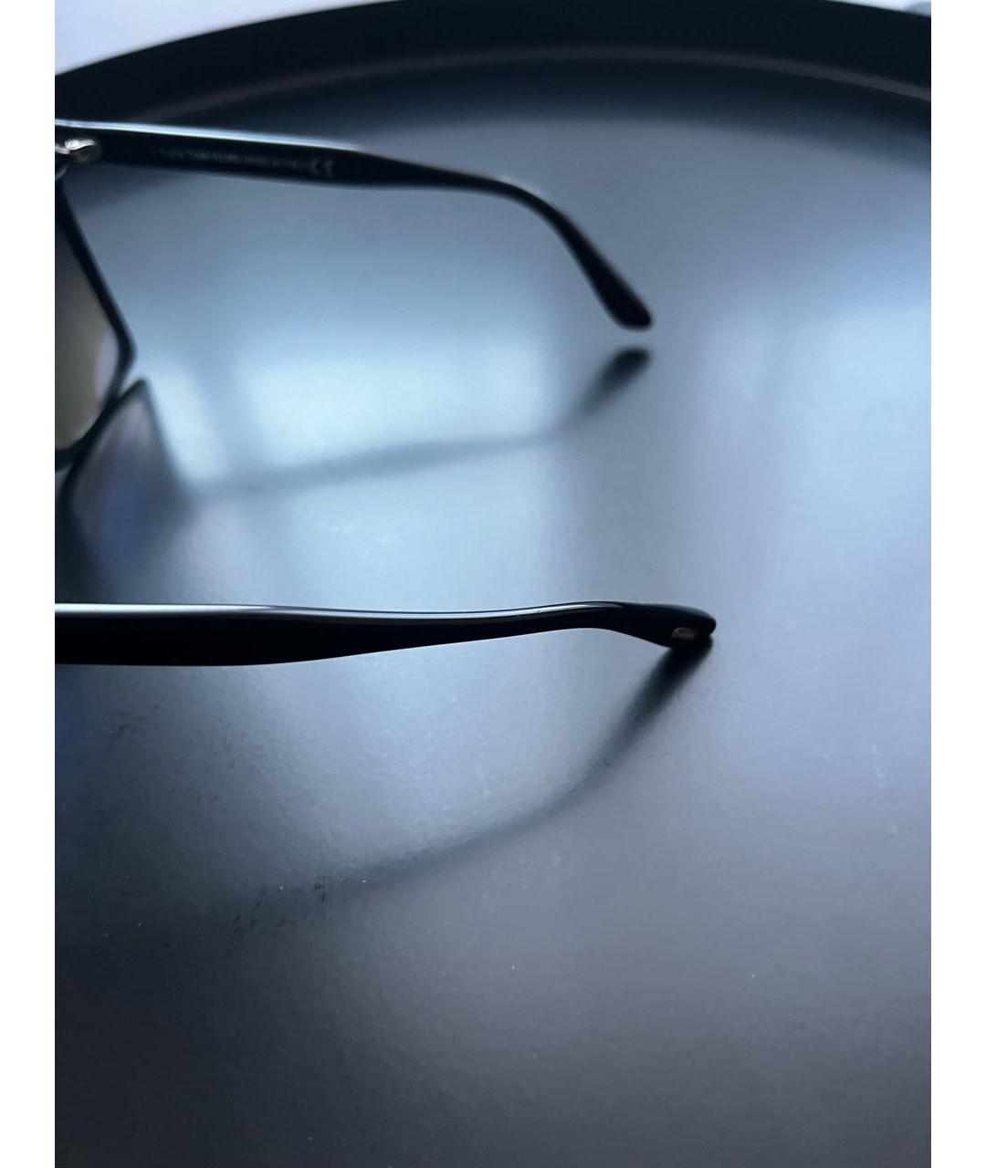 TOM FORD Черные пластиковые солнцезащитные очки, фото 5