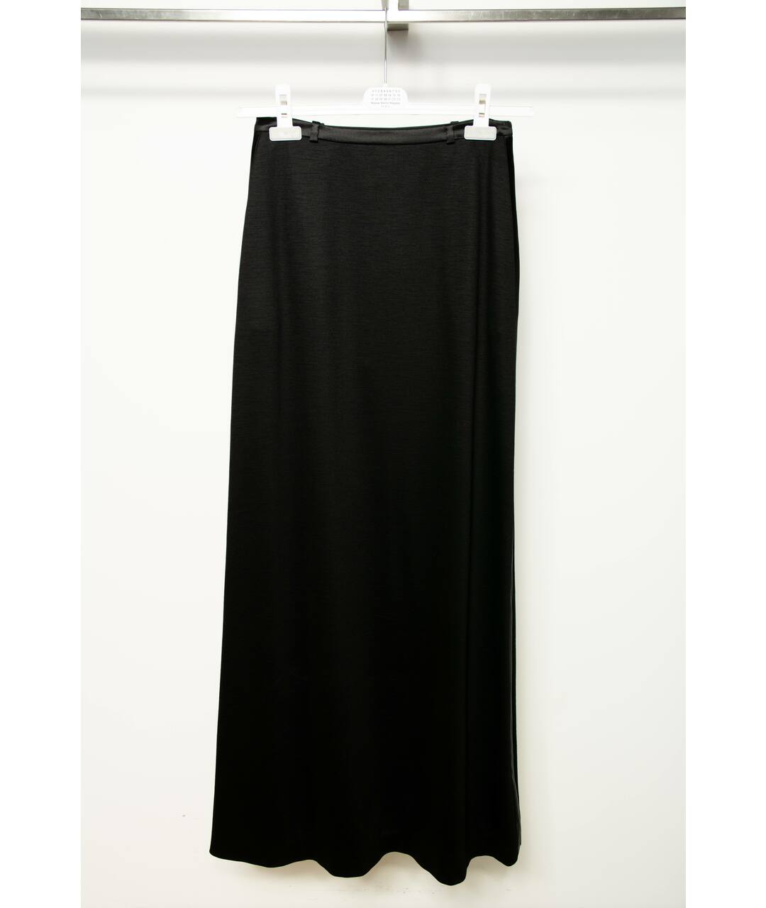MAISON MARGIELA Черная шерстяная юбка макси, фото 7