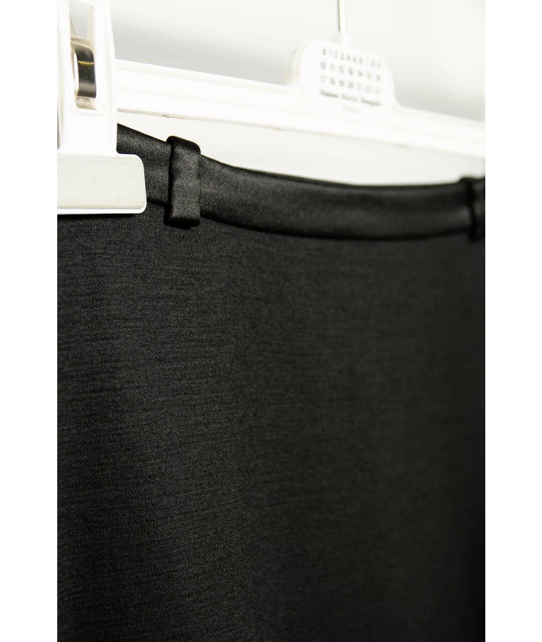 MAISON MARGIELA Черная шерстяная юбка макси, фото 4