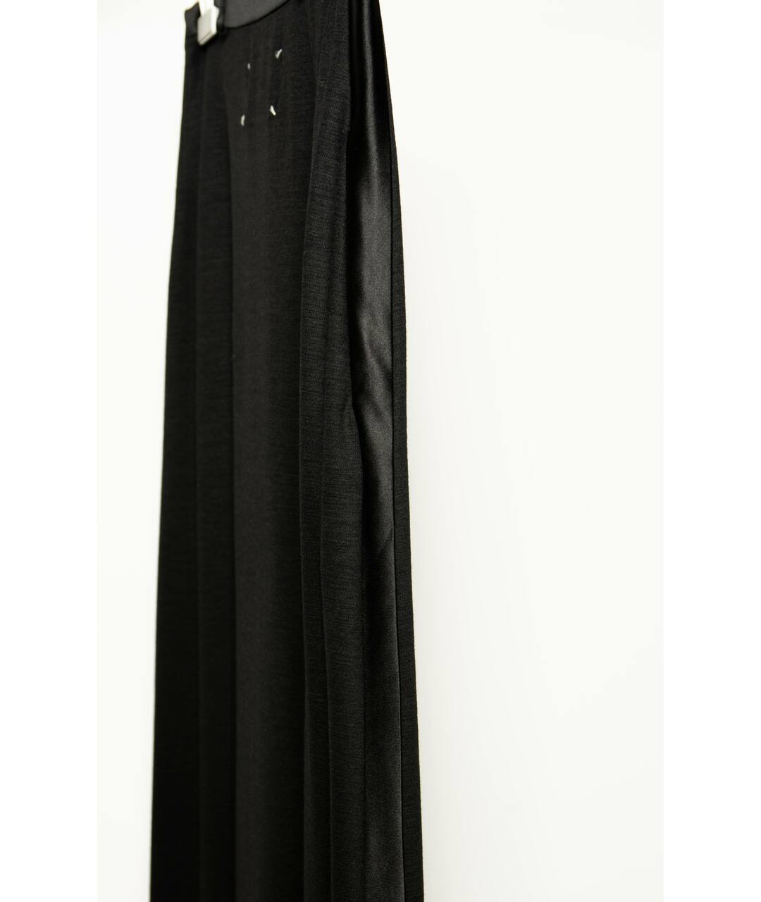 MAISON MARGIELA Черная шерстяная юбка макси, фото 5