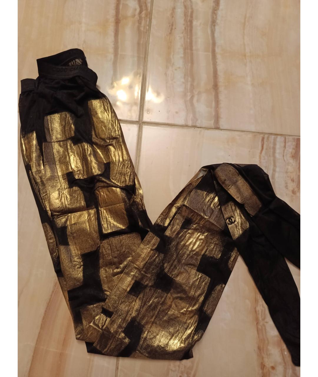 CHANEL PRE-OWNED Золотые носки, чулки и колготы, фото 8