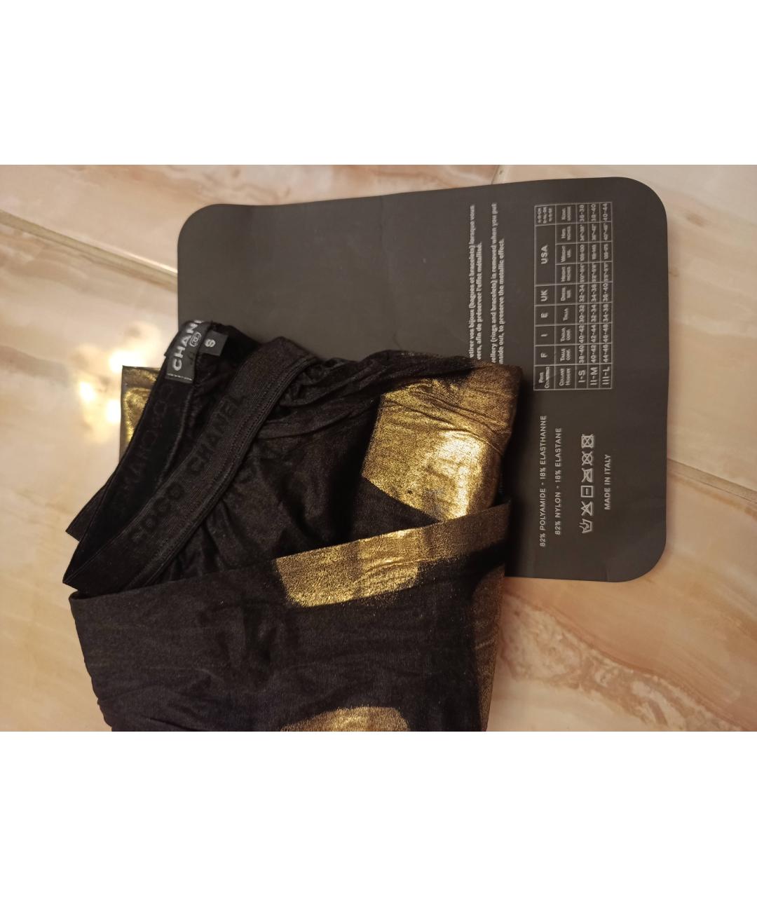 CHANEL PRE-OWNED Золотые носки, чулки и колготы, фото 6