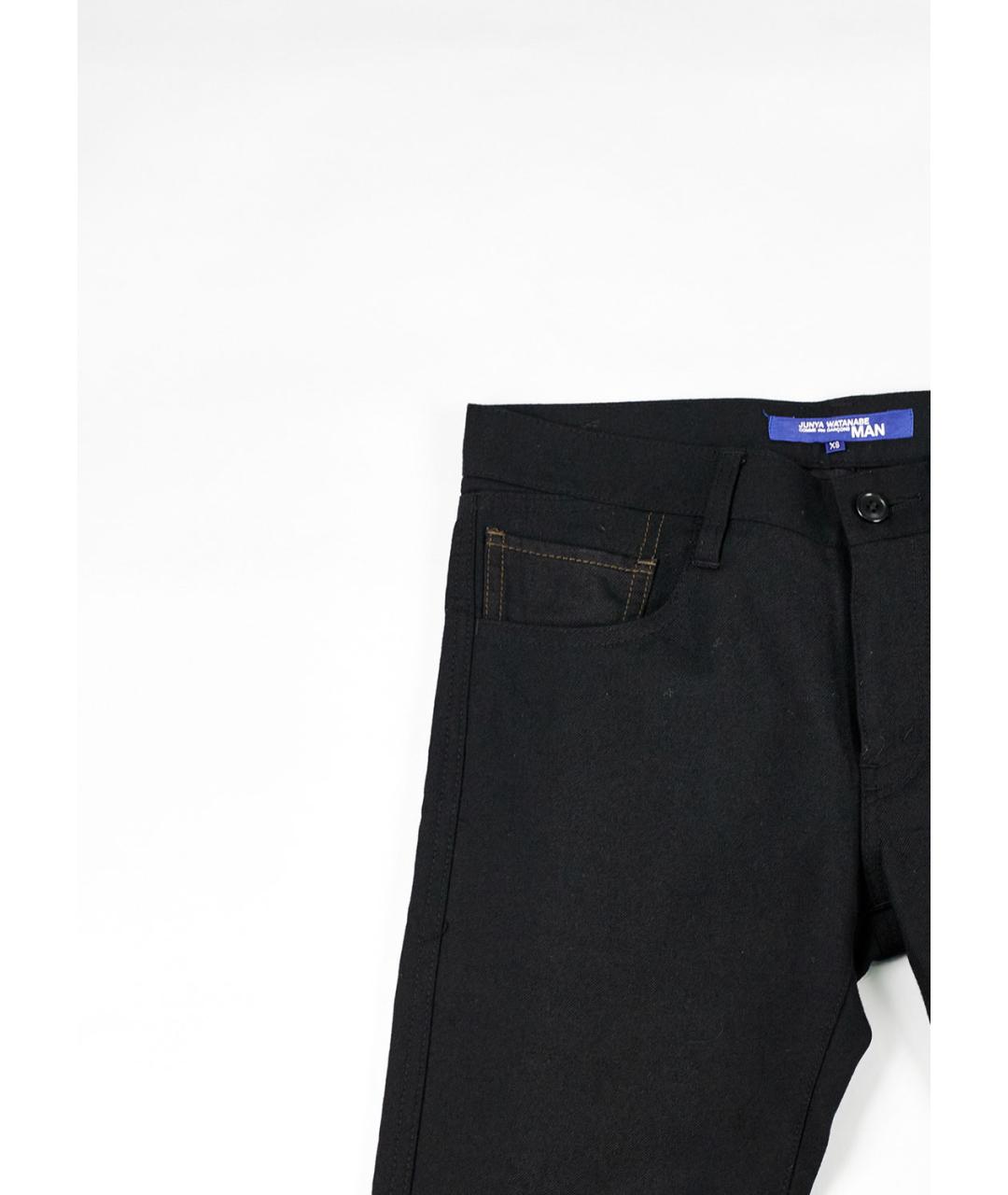 COMME DES GARÇONS Черные шерстяные повседневные брюки, фото 2