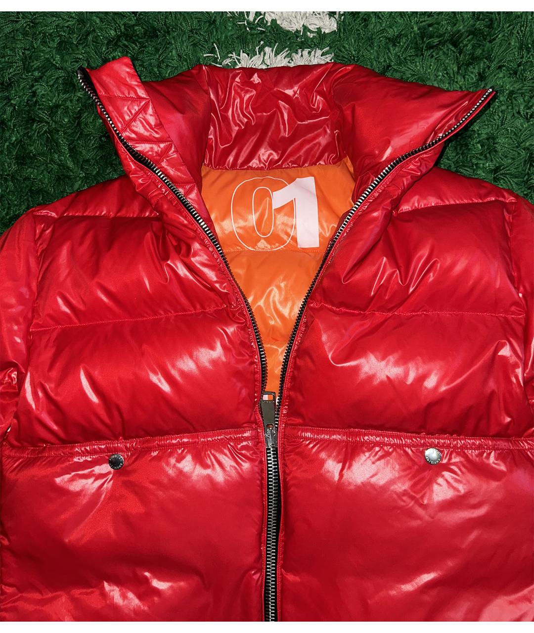 KHRISJOY Красный полиэстеровый пуховик, фото 4