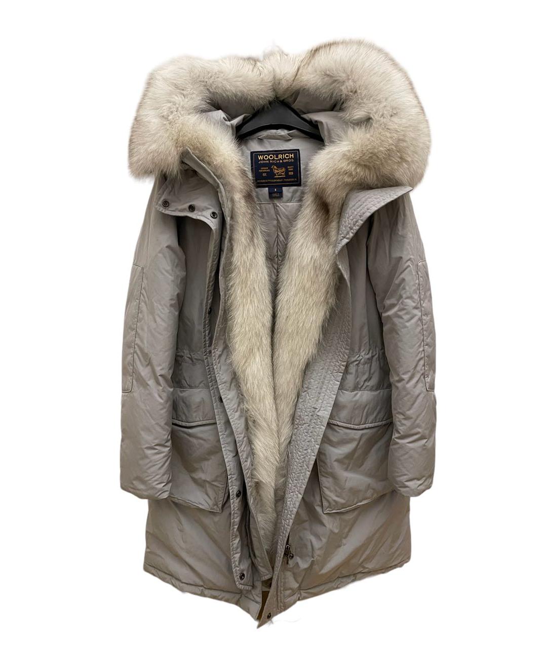 WOOLRICH Голубая полиэстеровая парка, фото 9