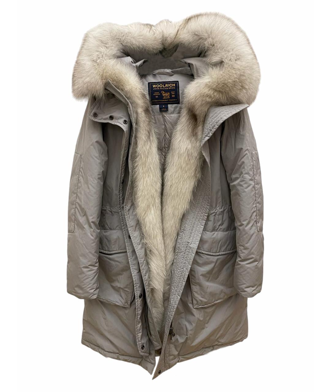 WOOLRICH Голубая полиэстеровая парка, фото 1