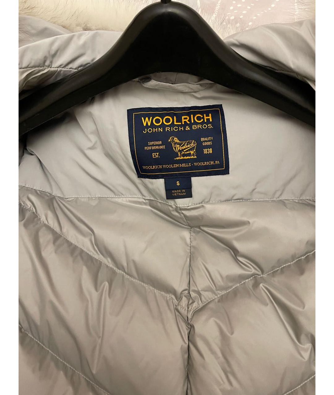 WOOLRICH Голубая полиэстеровая парка, фото 5