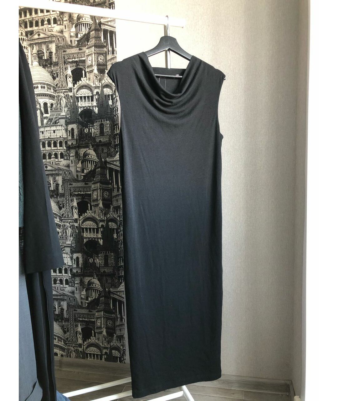 ALEXANDER WANG Черное вискозное повседневное платье, фото 9