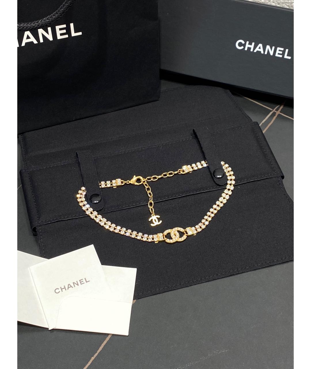 CHANEL Золотой чокер, фото 6