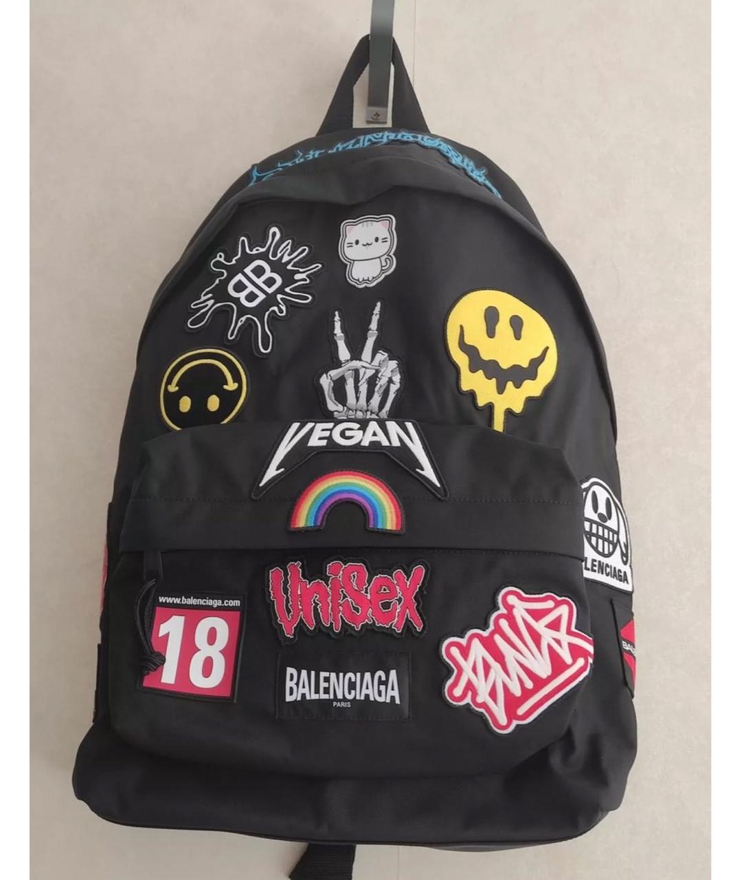 Balenciaga graffiti hot sale backpack