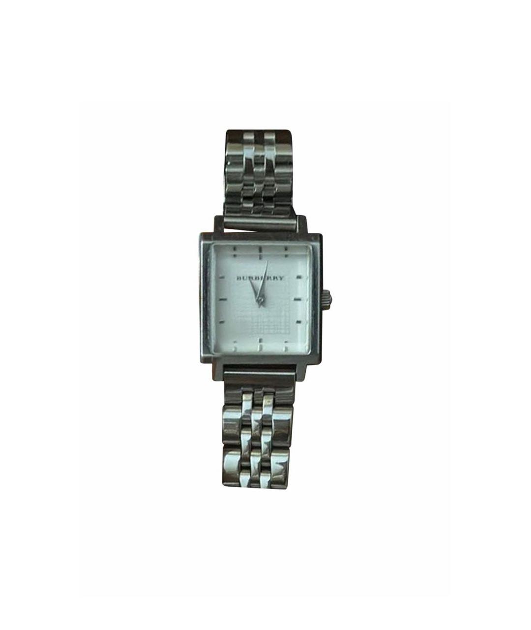 BURBERRY Серые металлические часы, фото 1